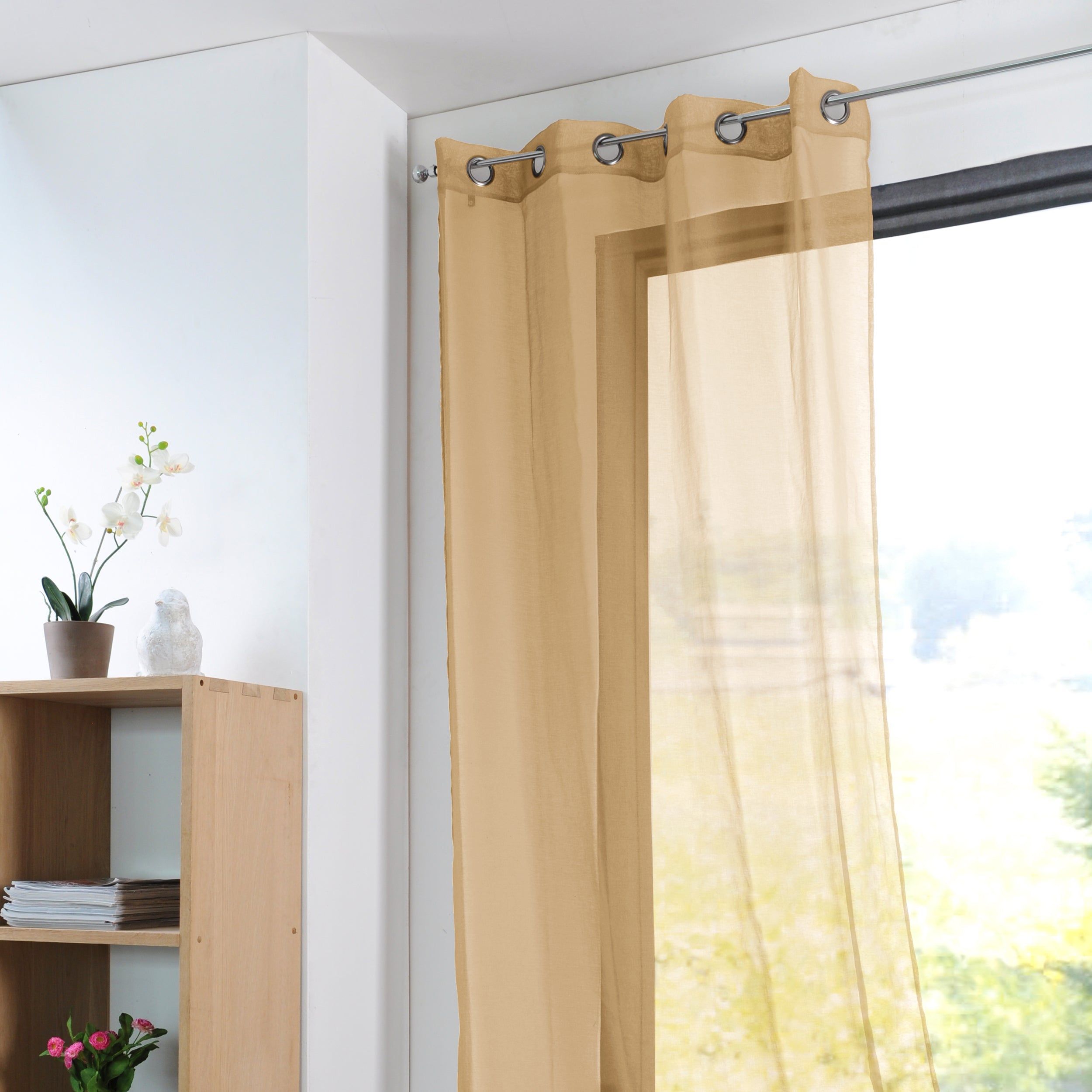 STOF - Tenda Monna Voile Senape Linea Lovely Casa 140x280 cm